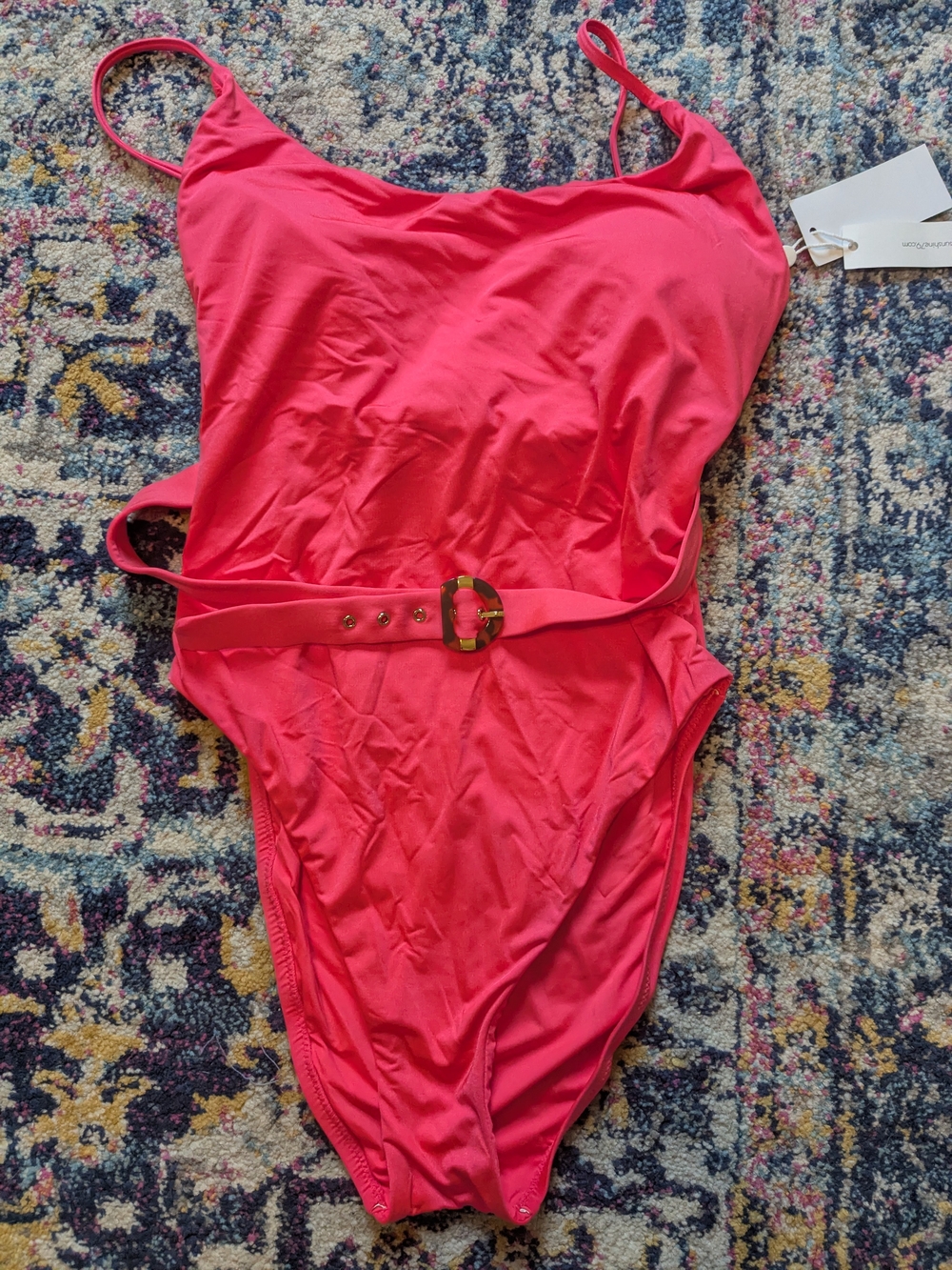 NWT La Blanca One-Piece Swimsuit with Belt